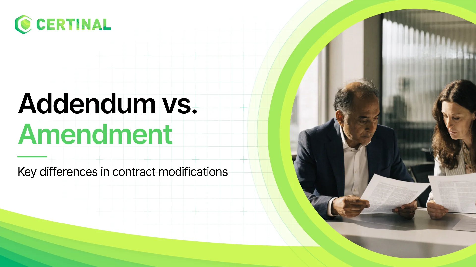 Addendum vs Amendment