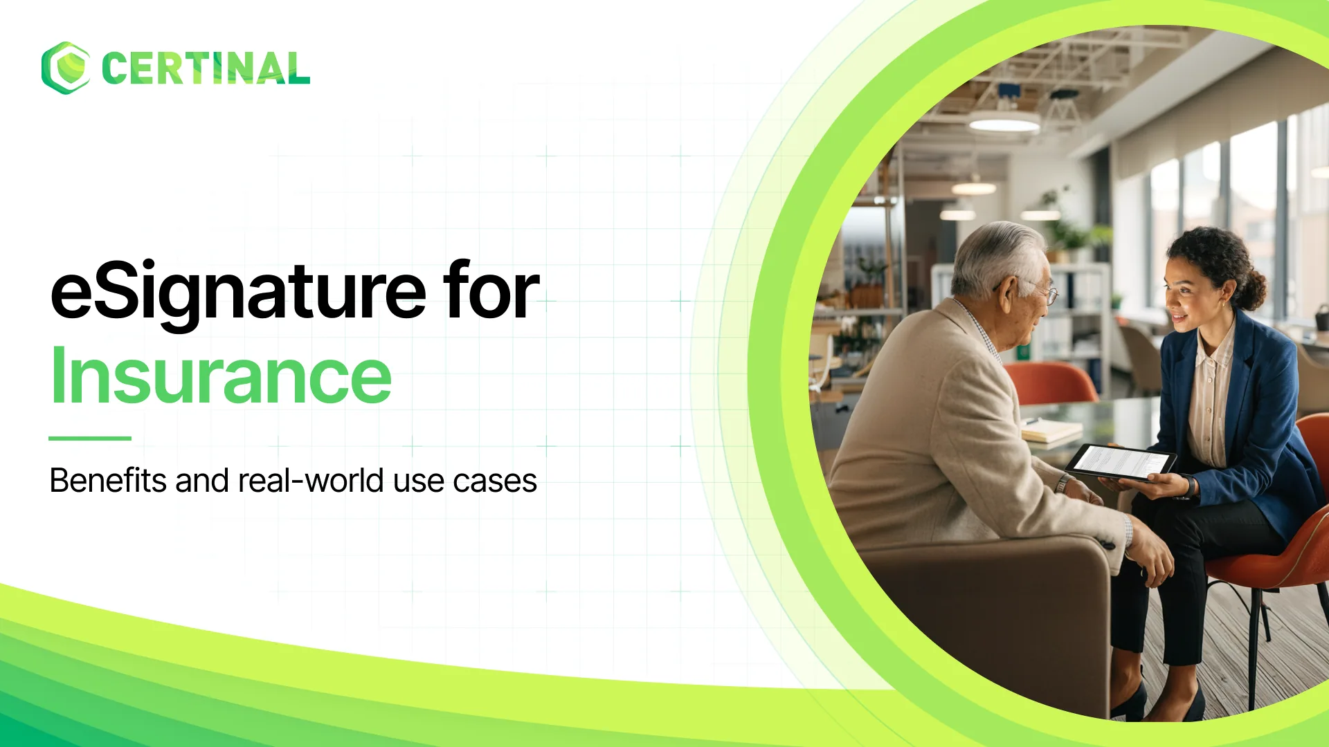 Faster claims processing using electronic signatures for the insurance industry