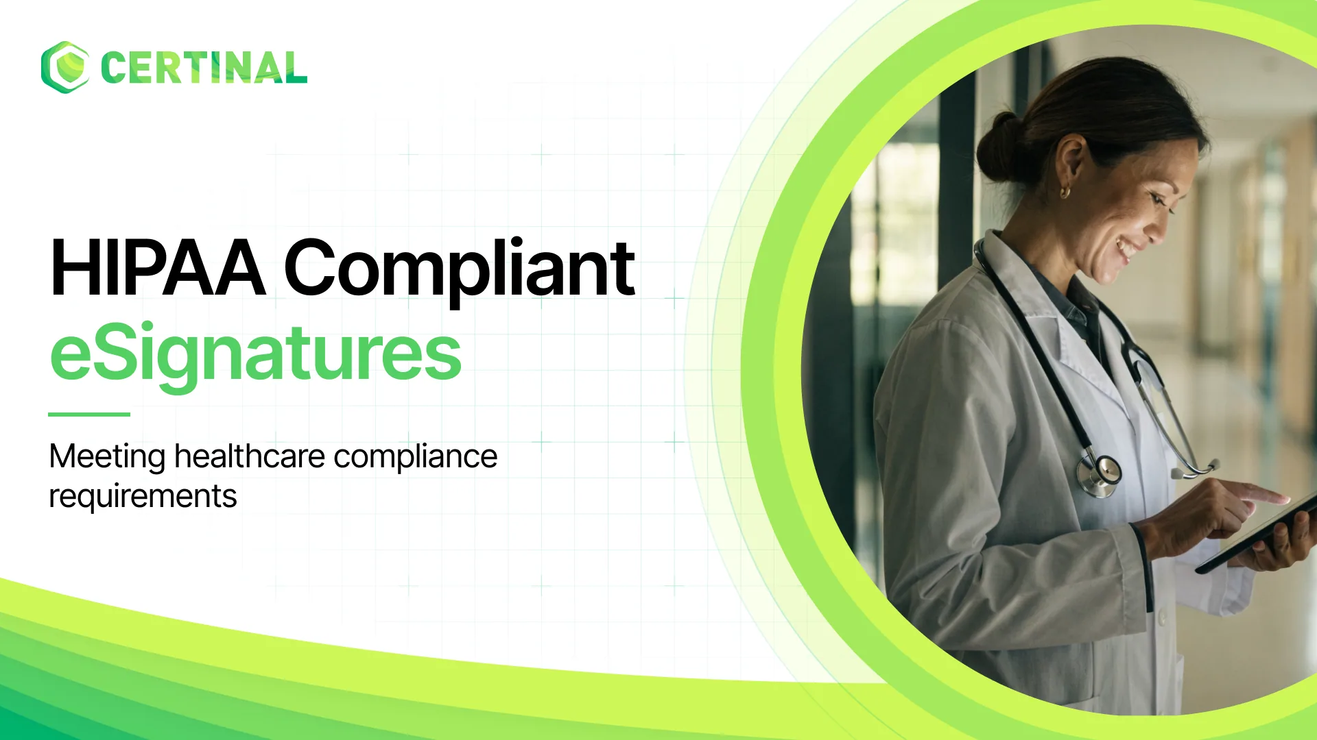 HIPAA compliant electronic signature