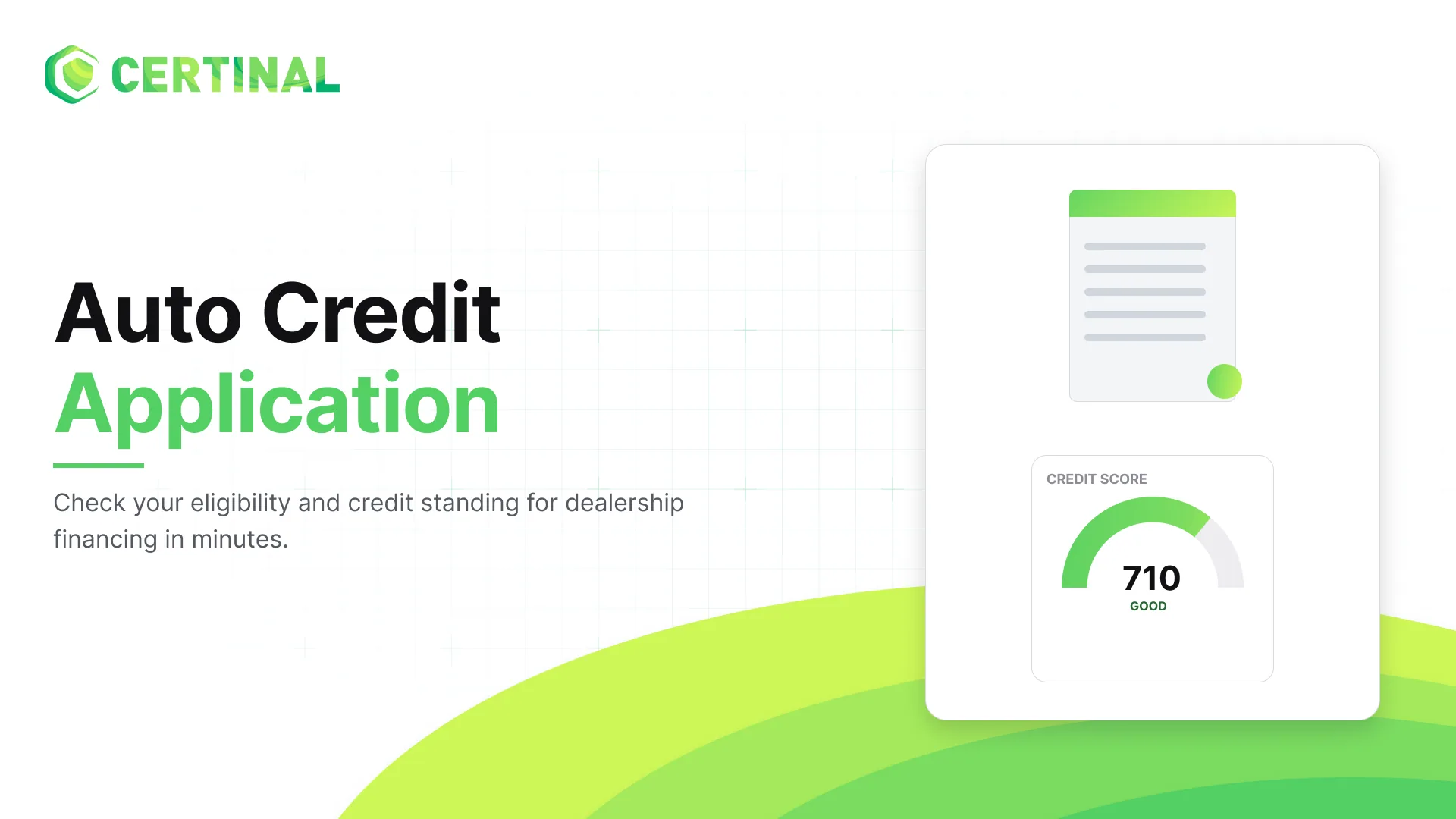 Auto Credit Application Form