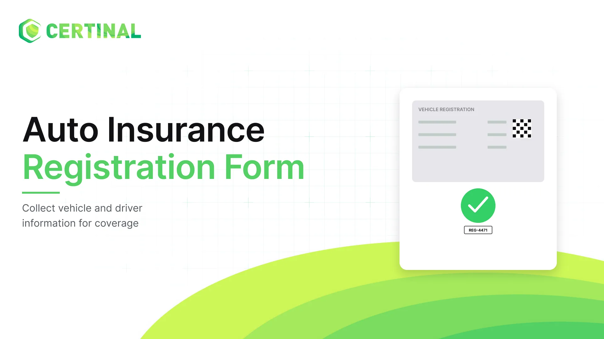 Auto Insurance Registration Form