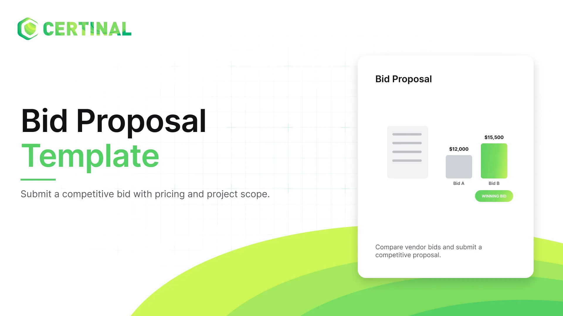 Bid Proposal Template
