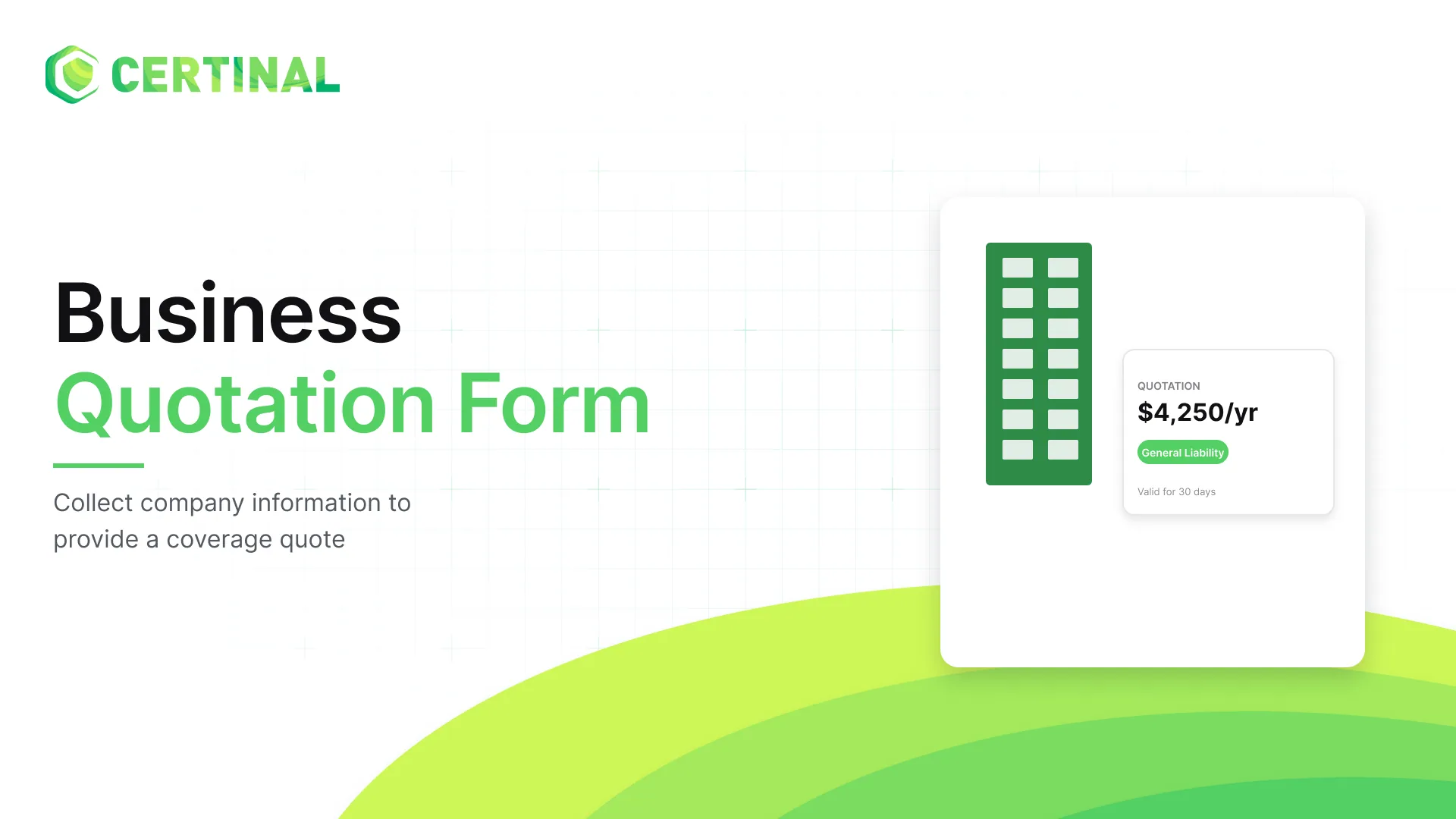 Business Insurance Quotation Form