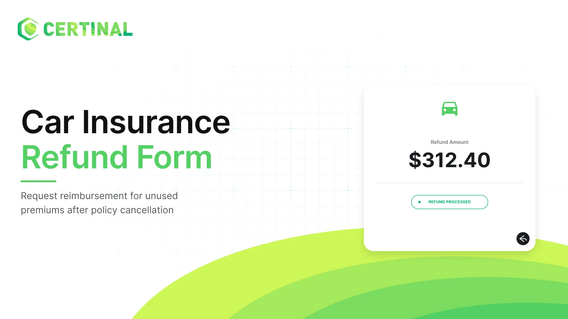 Car Insurance Refund Form