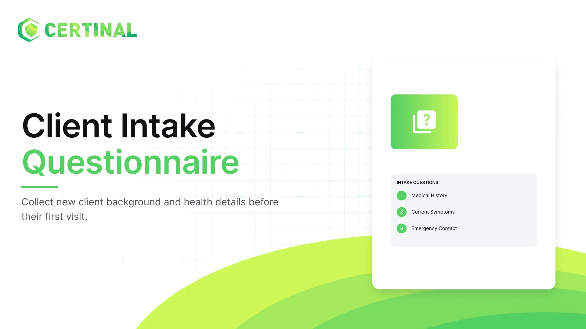 Client Intake Questionnaire