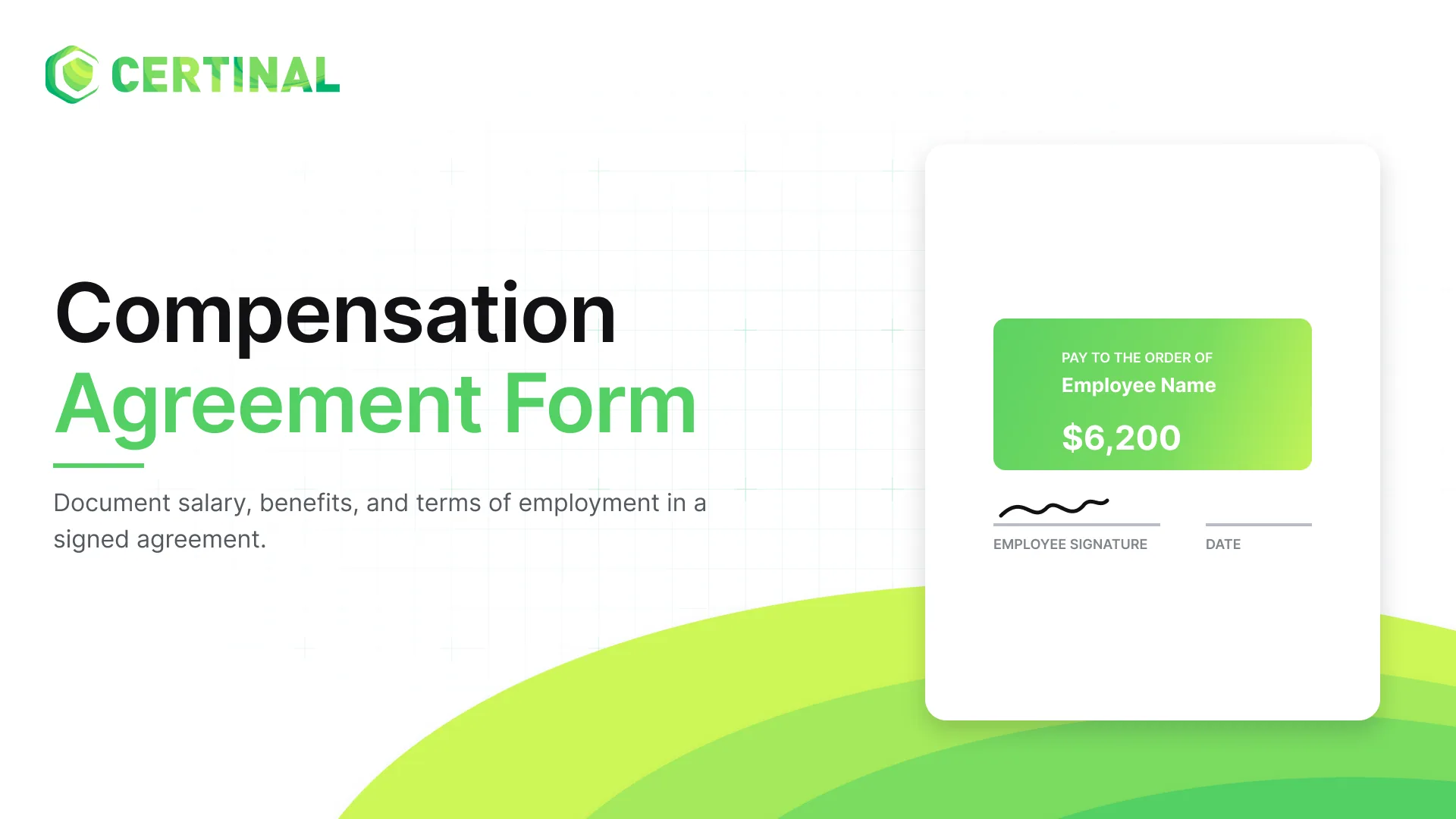 Compensation Agreement Form