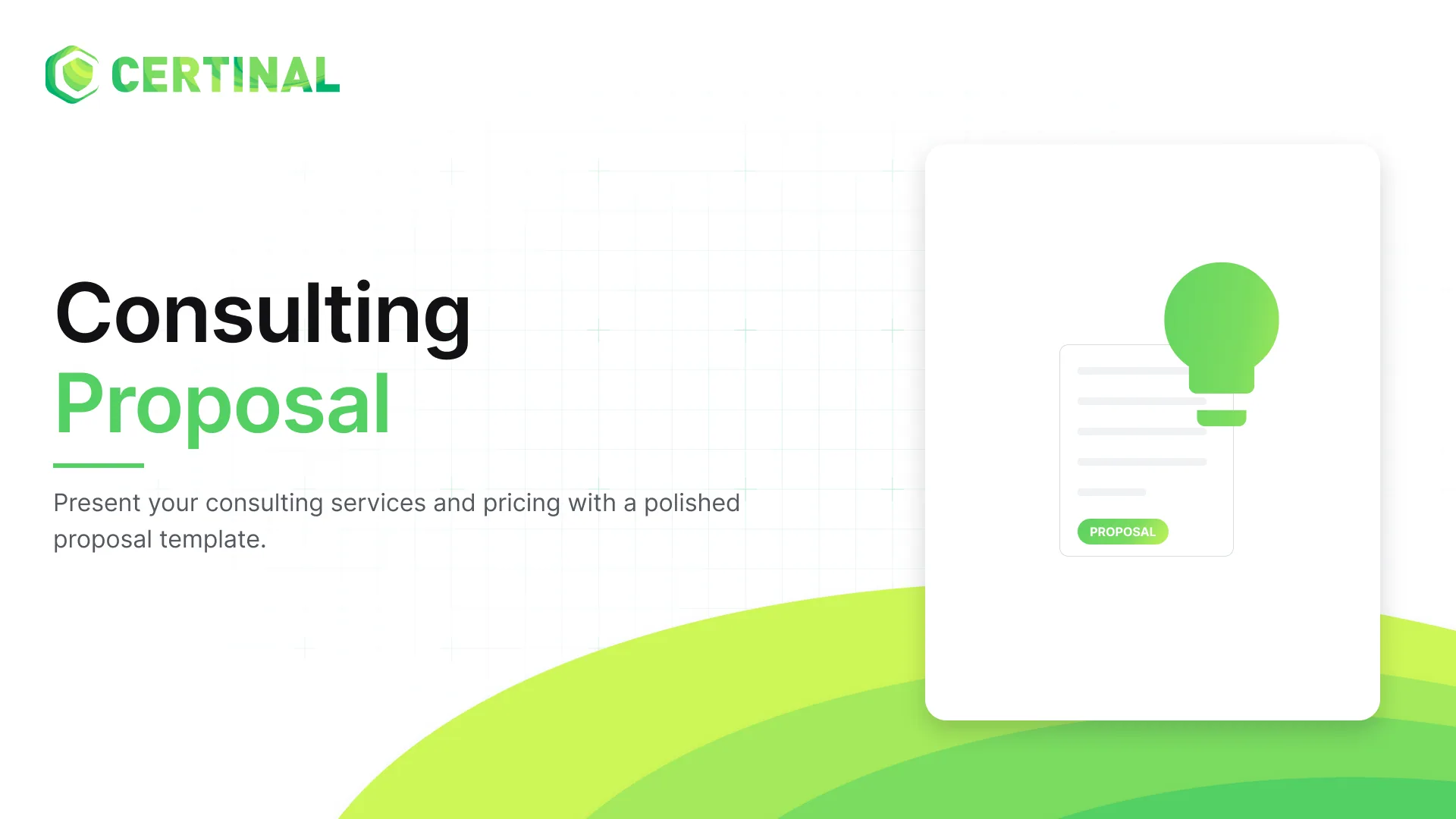 Consulting Proposal Template