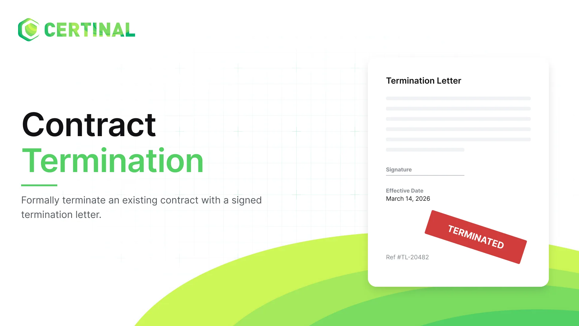 Contract Termination Letter