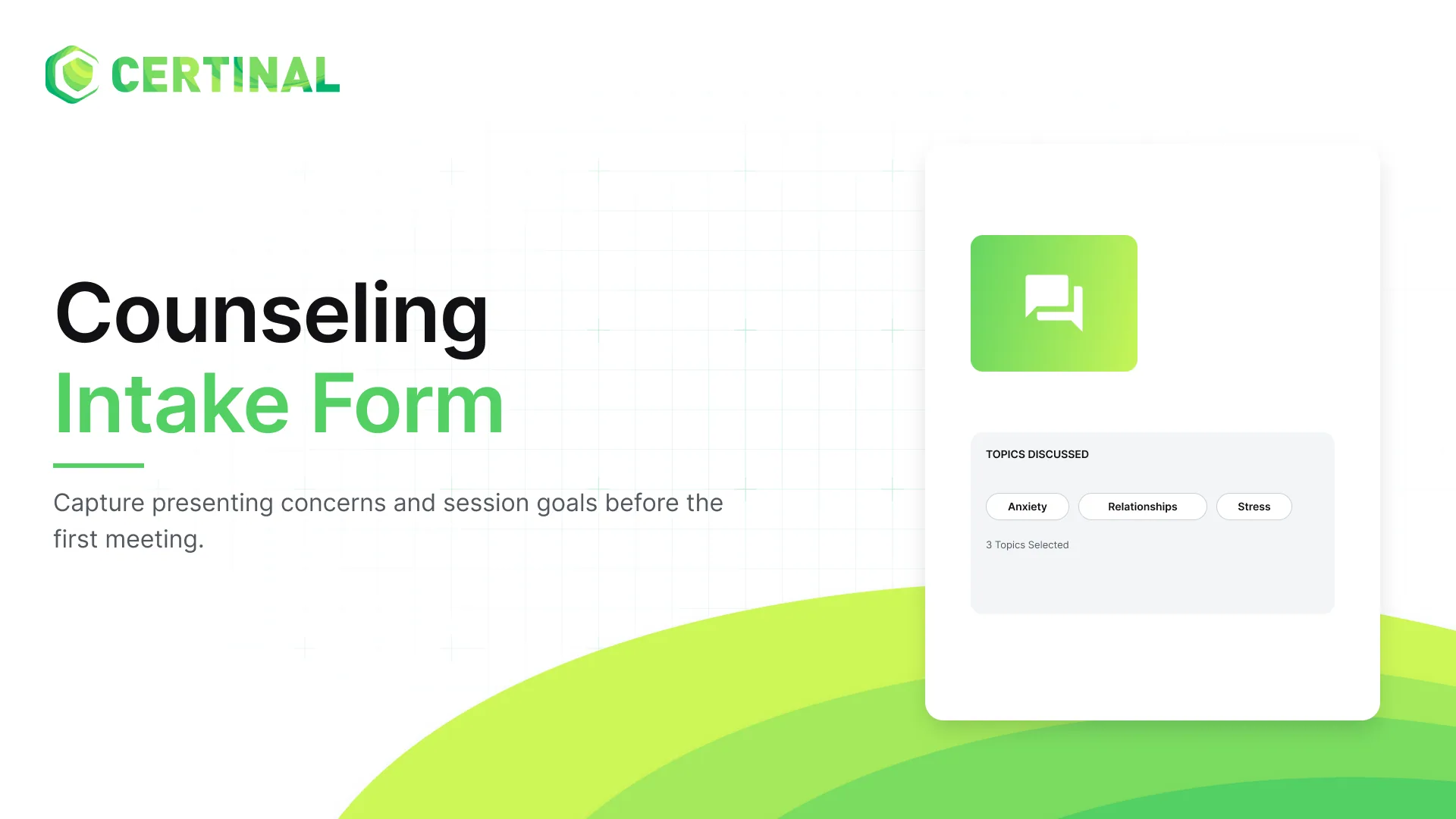 Counseling Intake Form
