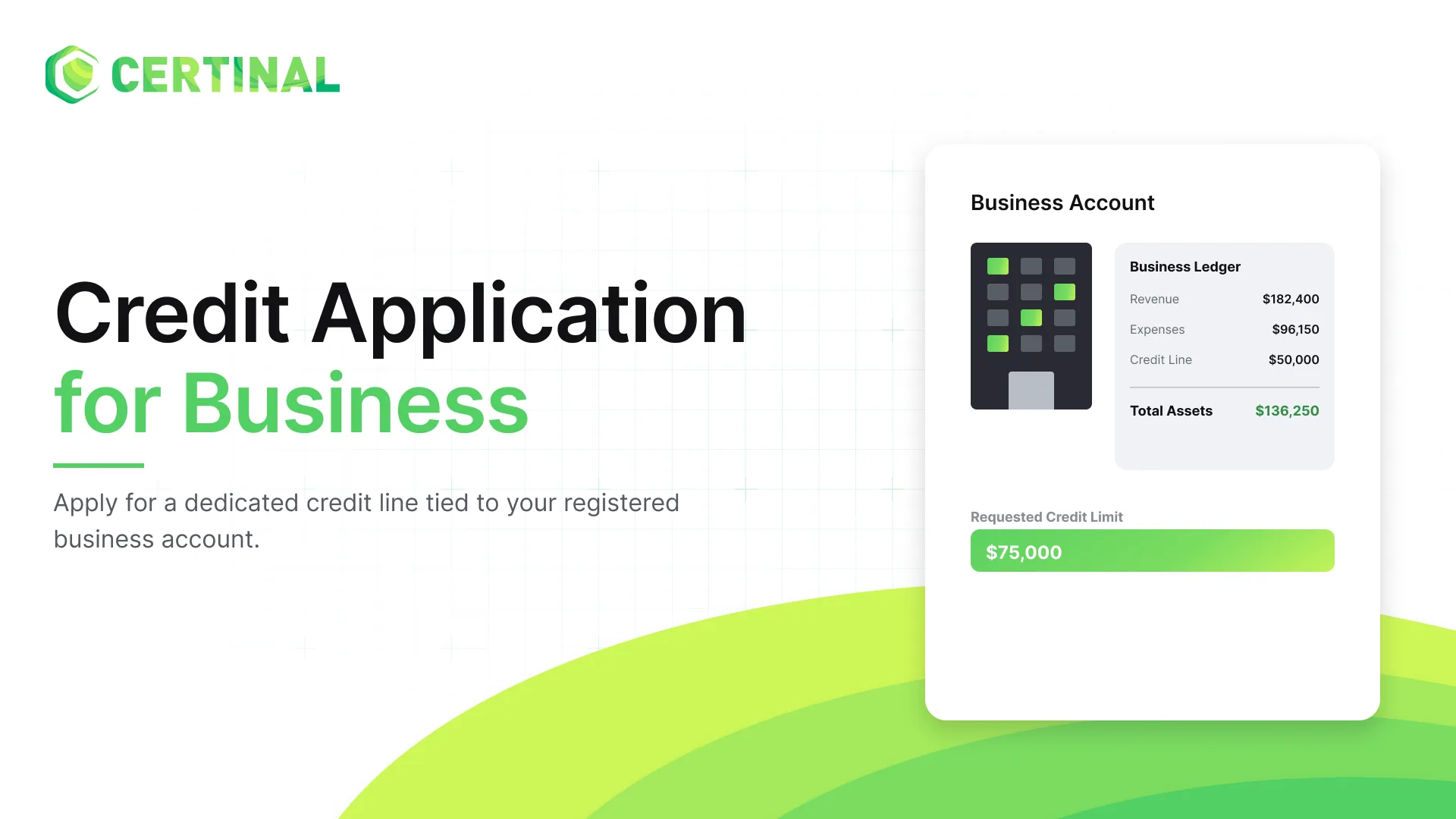 Credit Application for Business Account