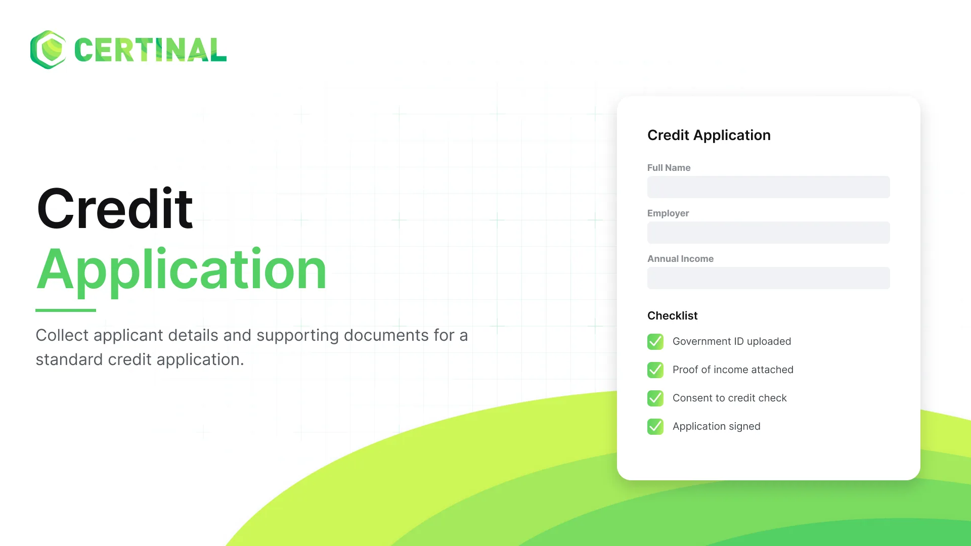 Credit Application Form