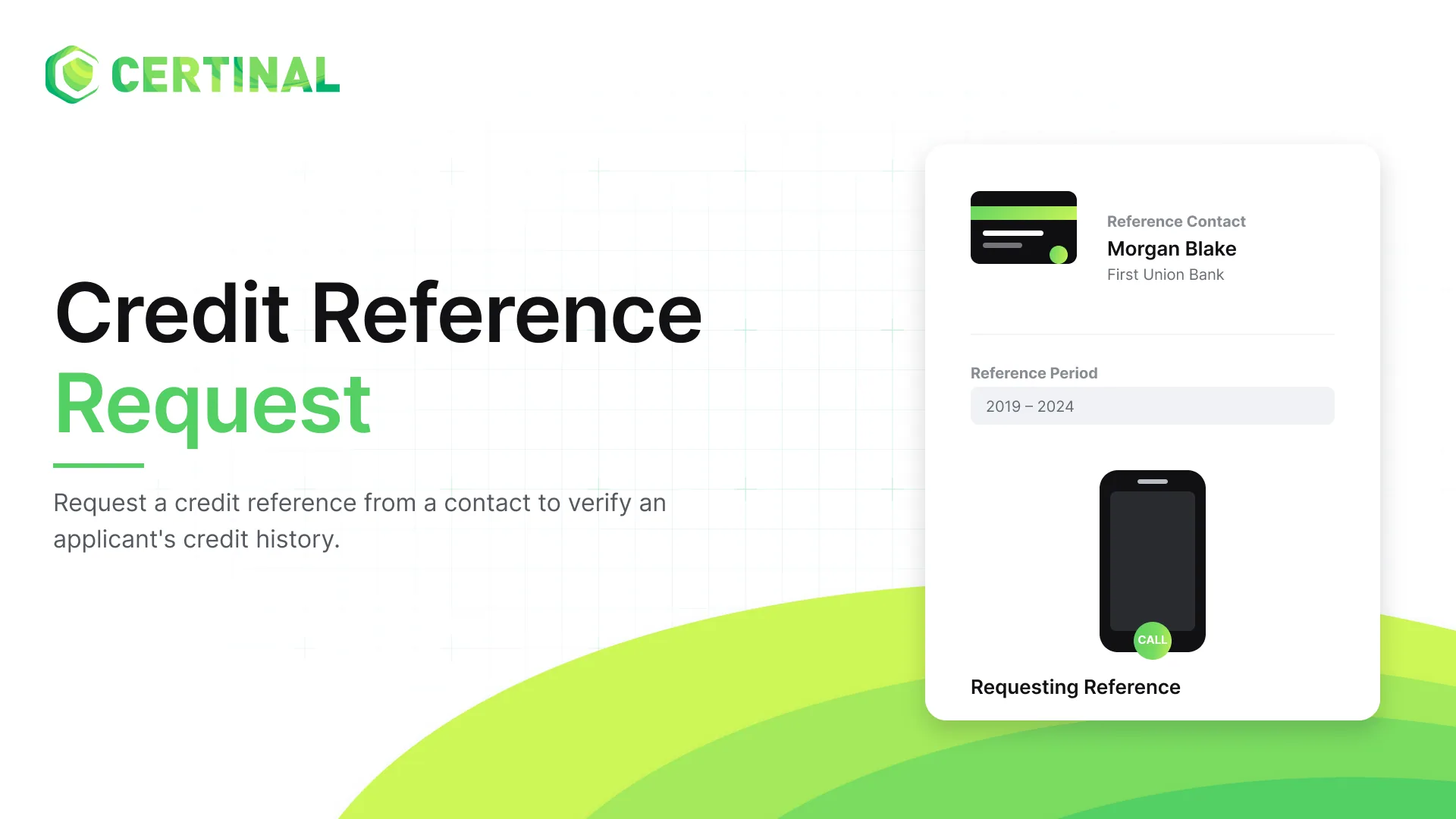 Credit Reference Request