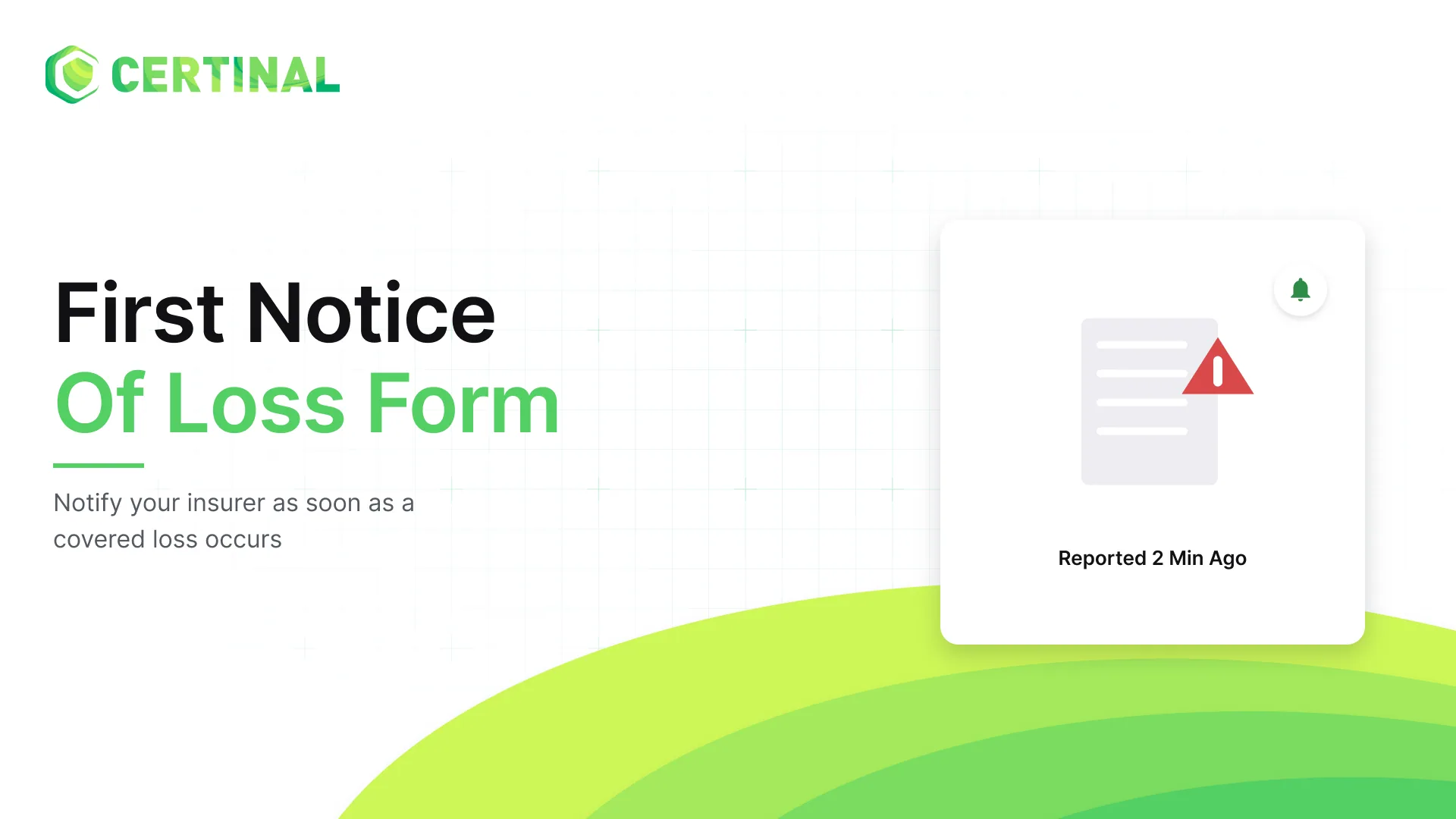 First Notice Of Loss Form