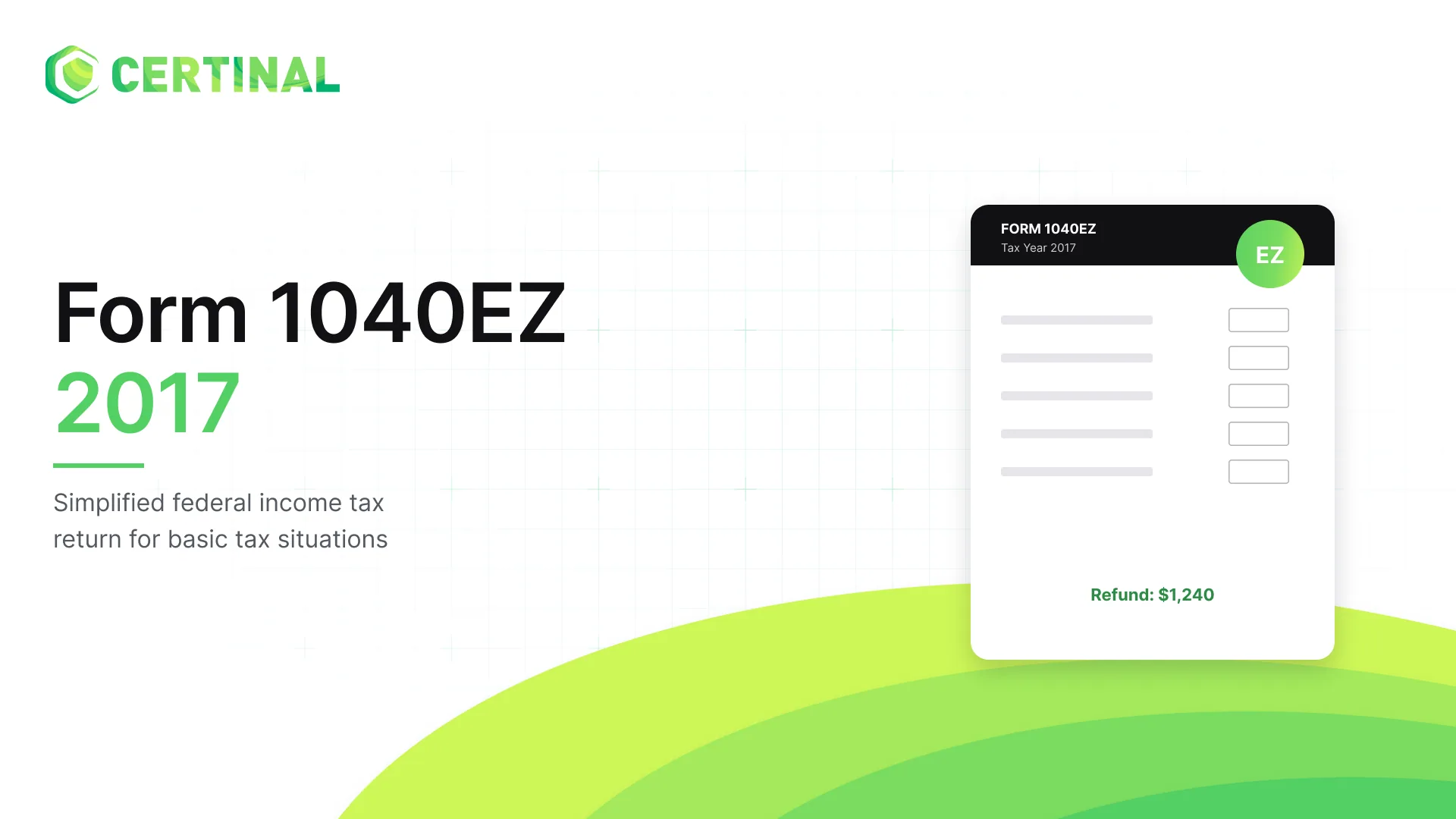 Form 1040EZ 2017