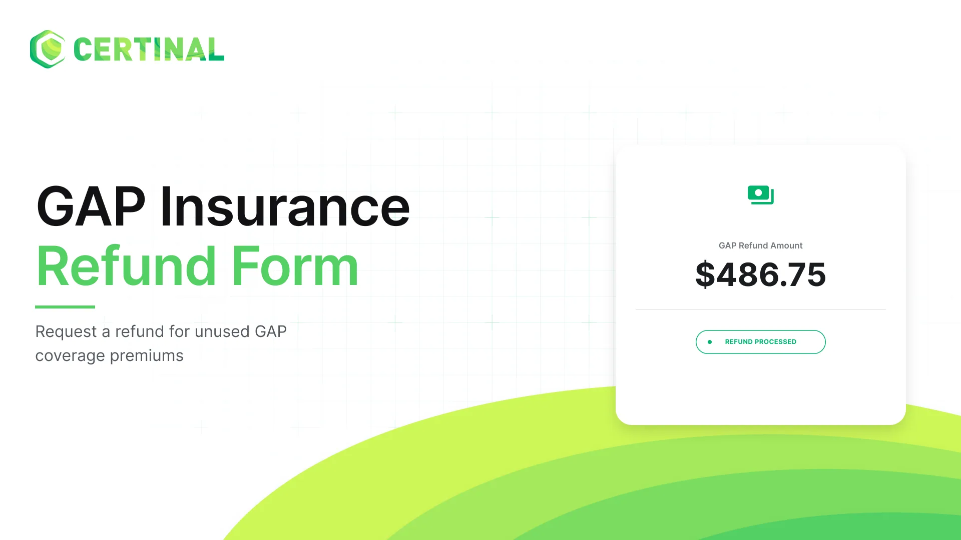 GAP Insurance Refund Form