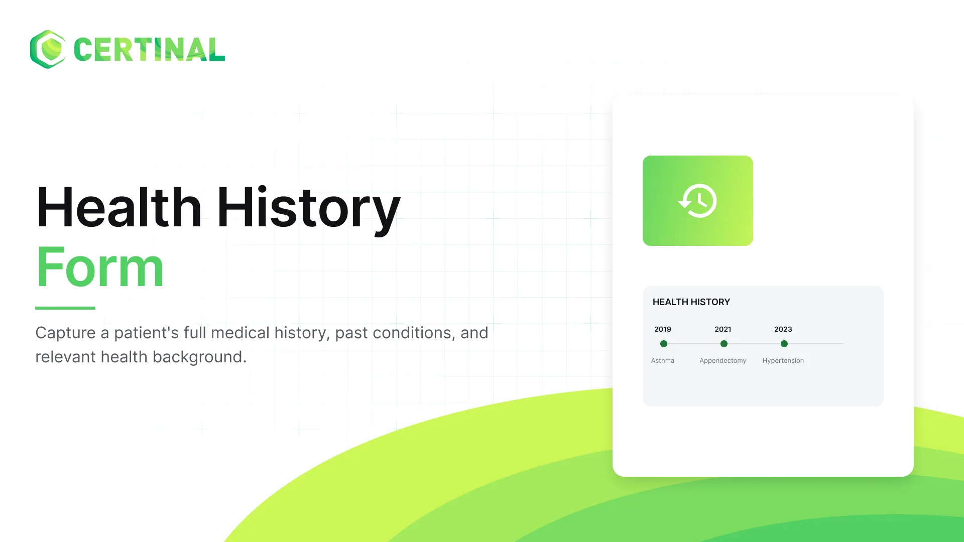 Health History Form