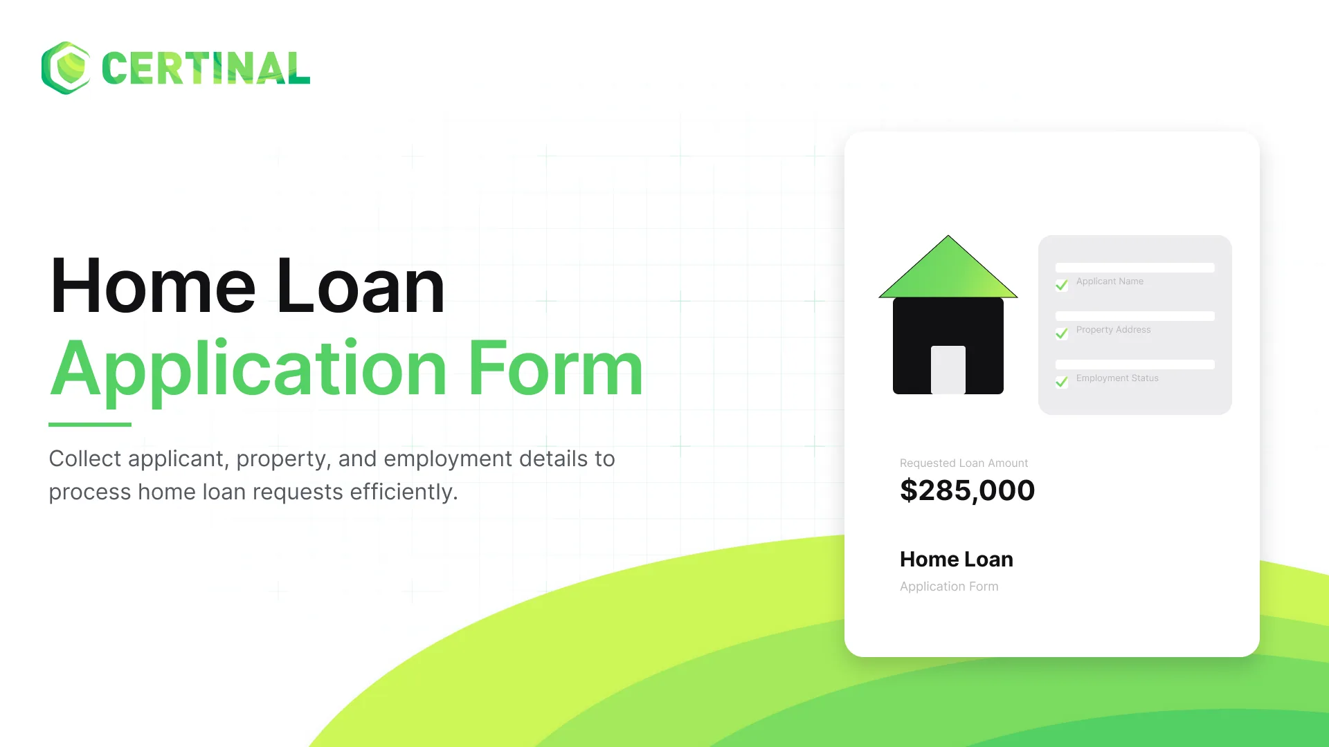 Home Loan Application Form