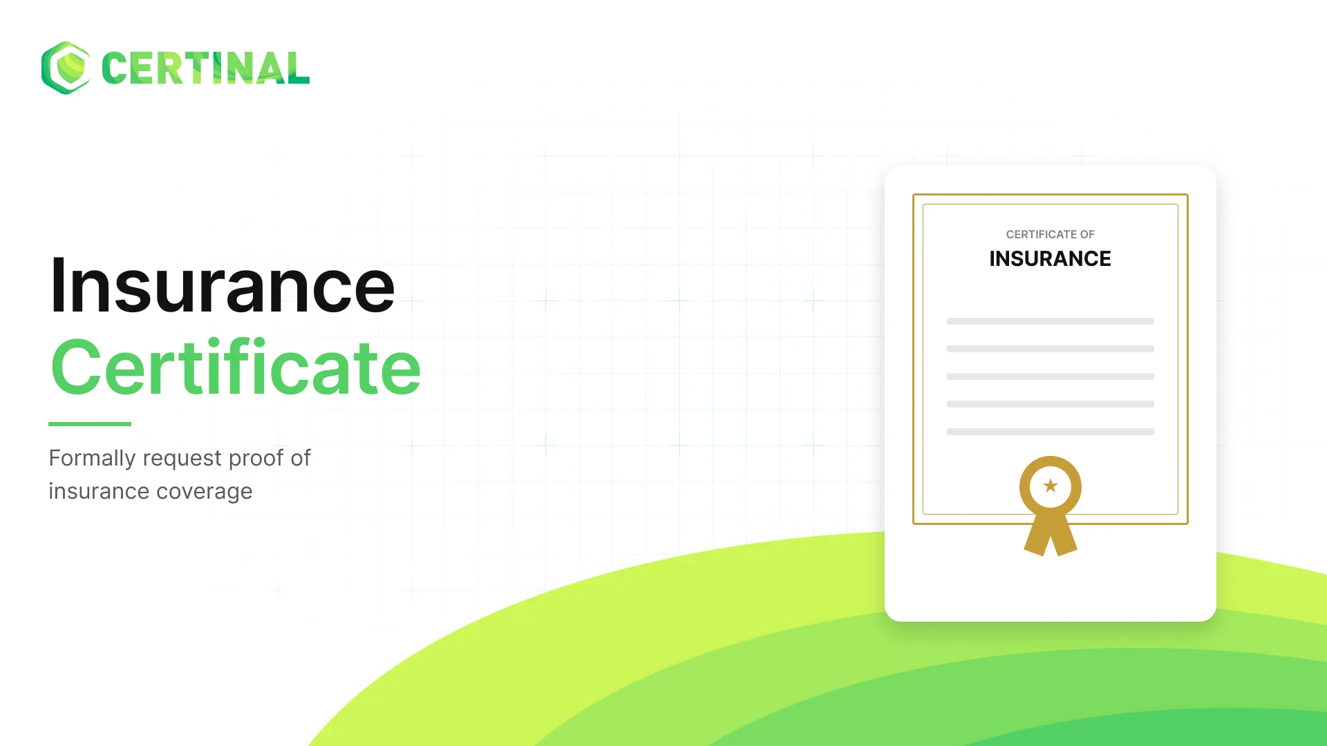 Insurance Certificate Request Form