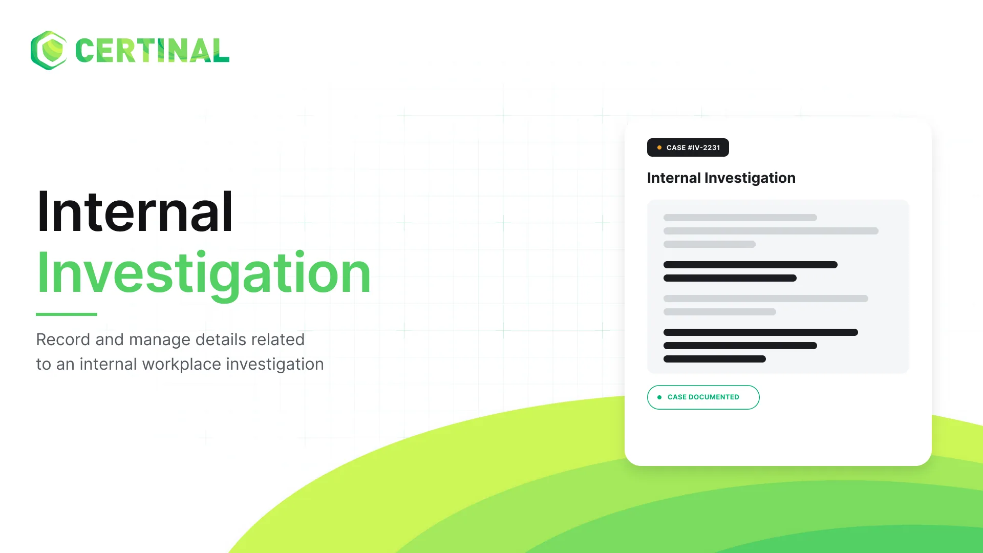 Internal Investigation Form
