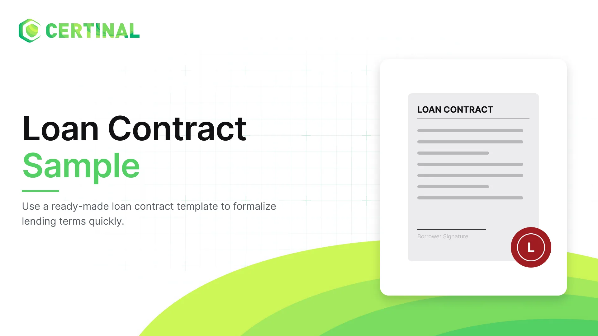 Loan Contract Sample