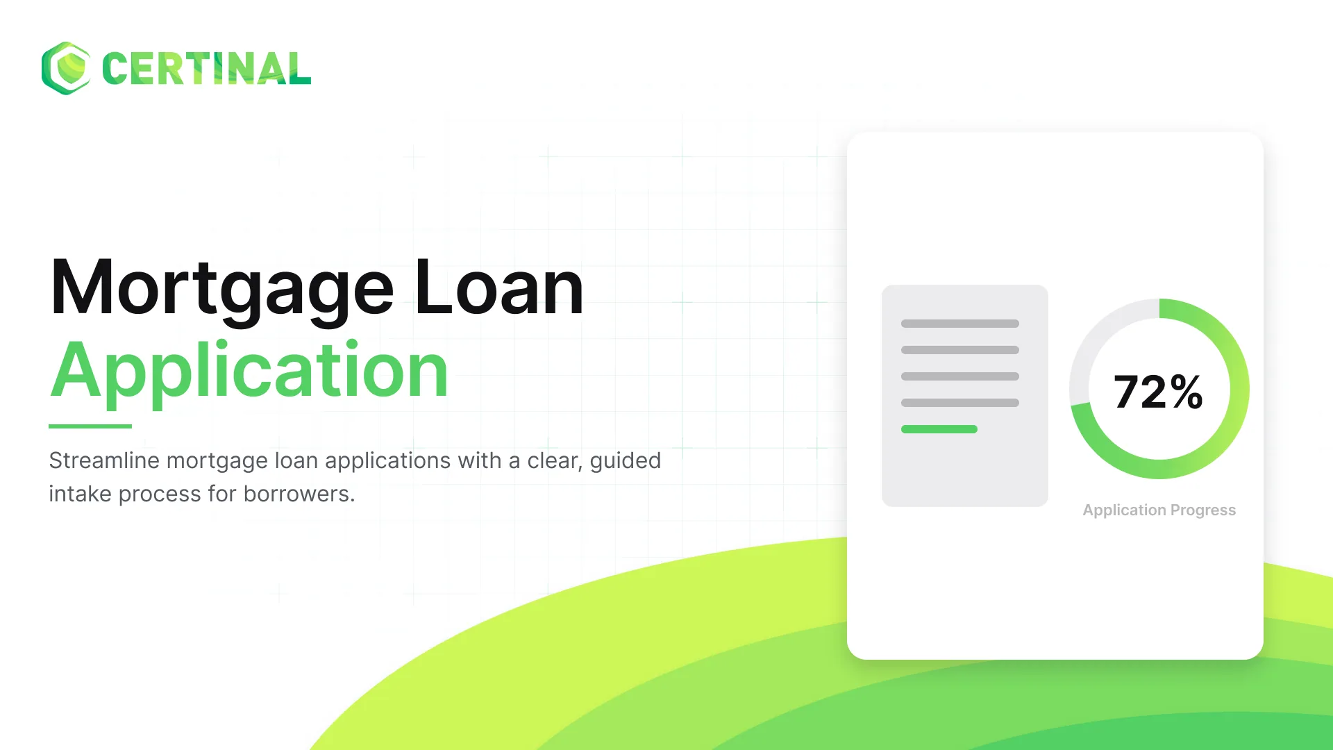 Mortgage Loan Application