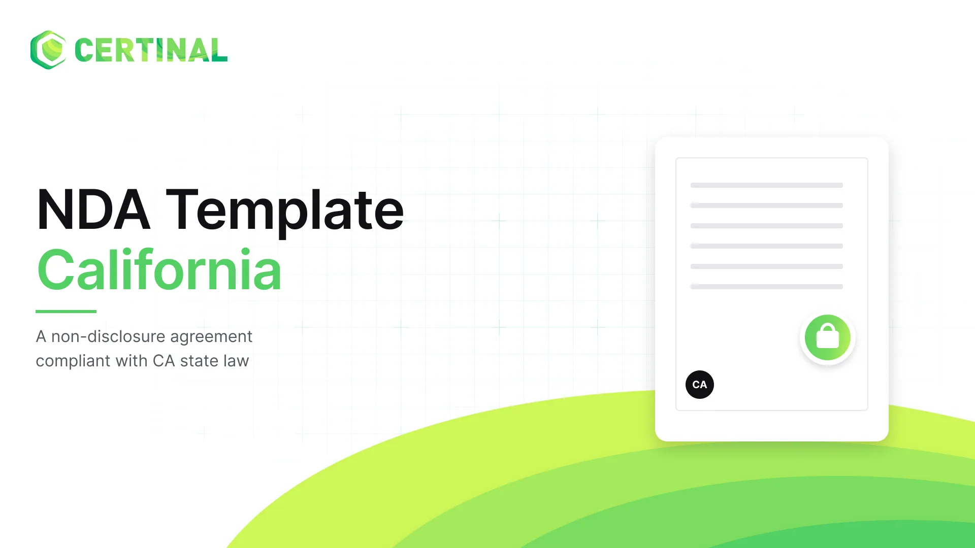 NDA Template California