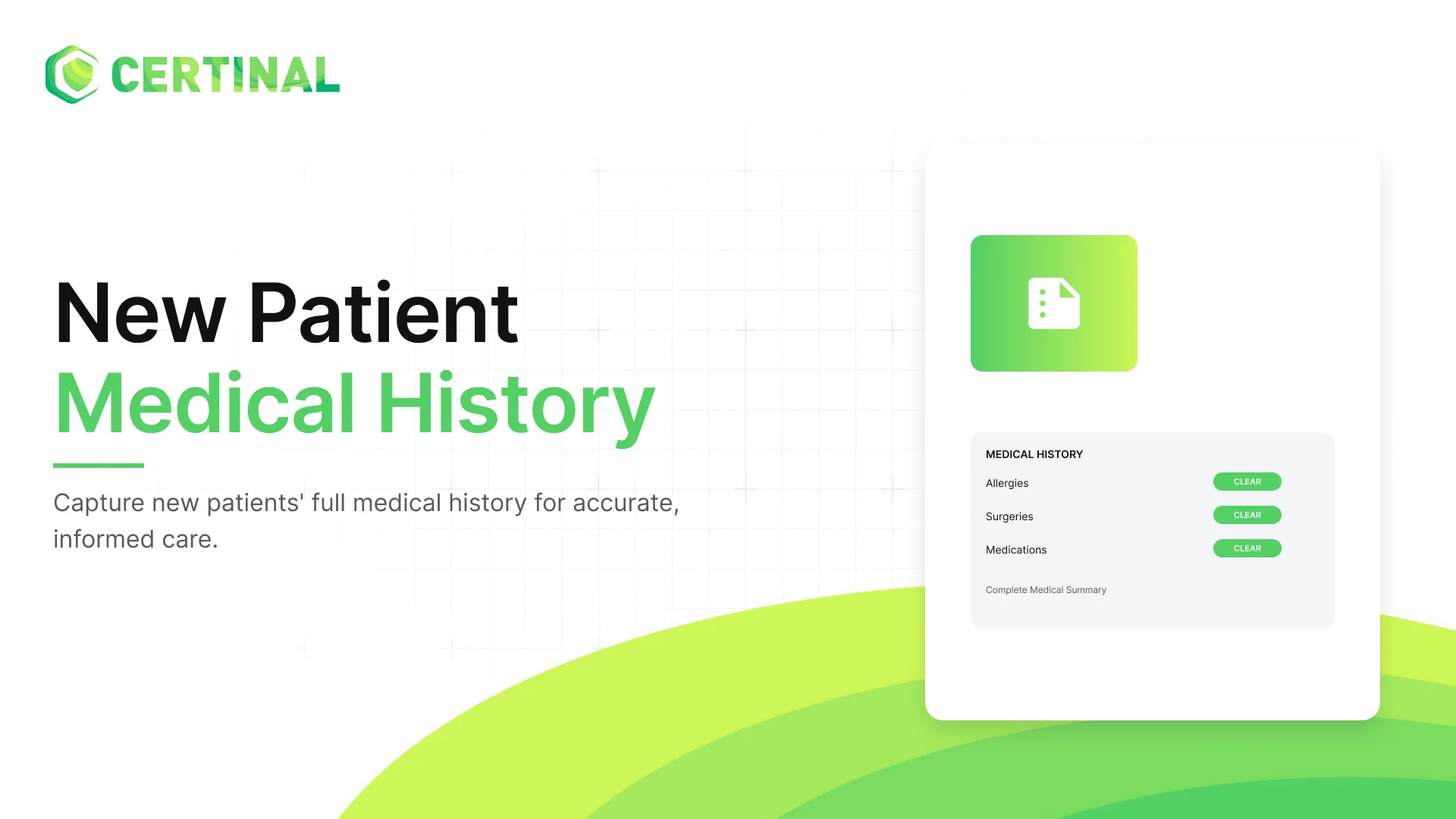 New Patient Medical History Form