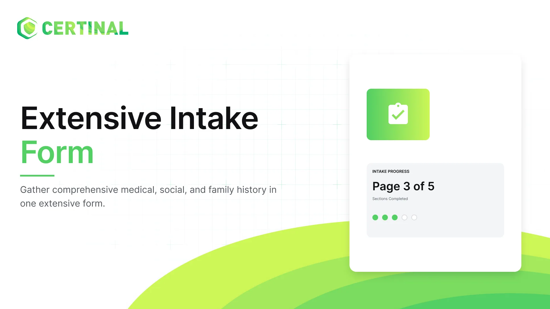 Patient Extensive Intake Form