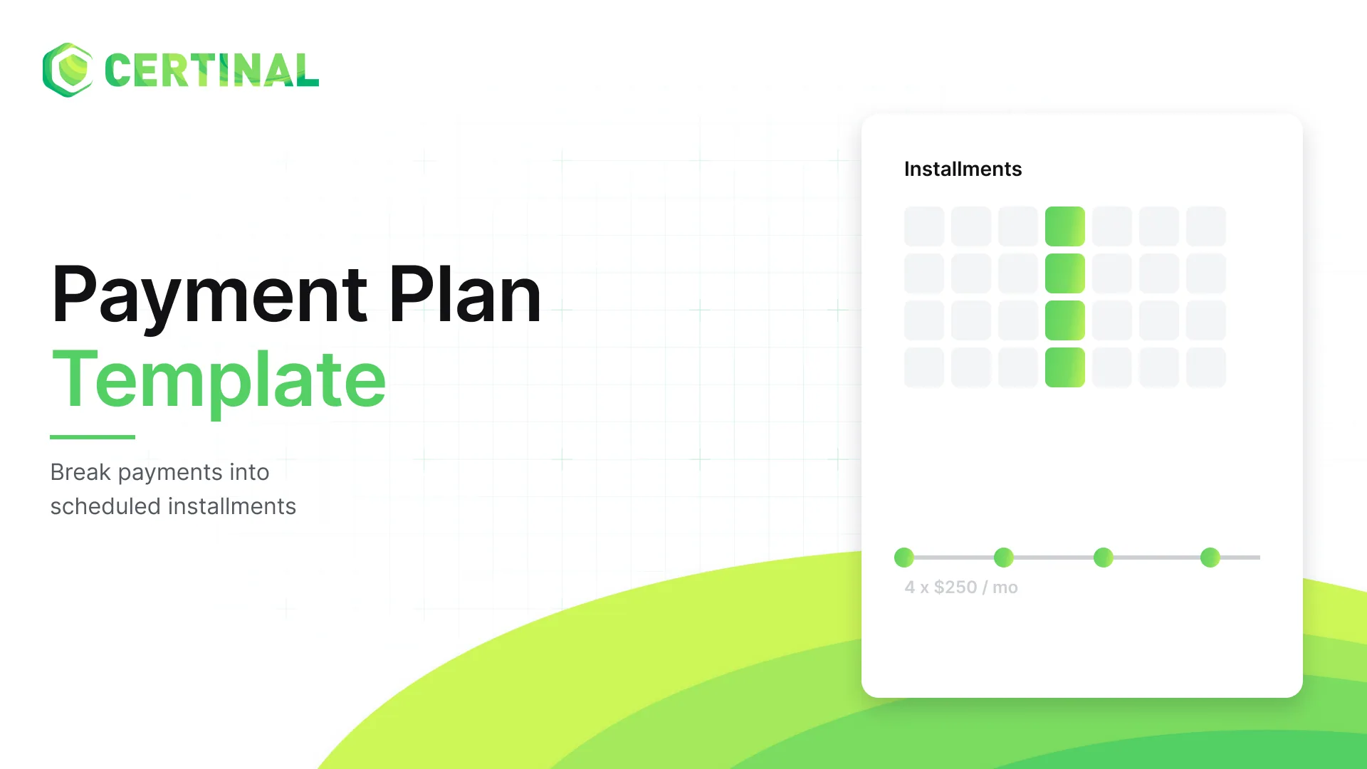 Payment Plan Template