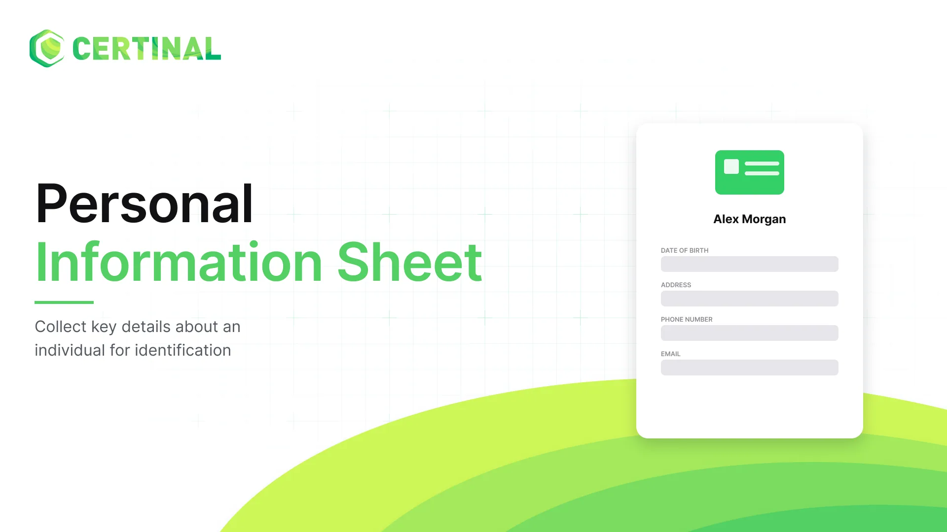 Personal Information Sheet