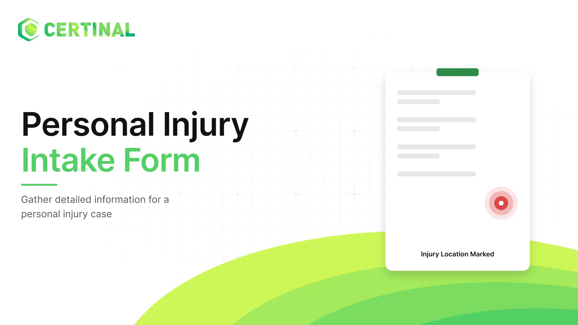 Personal Injury Intake Form