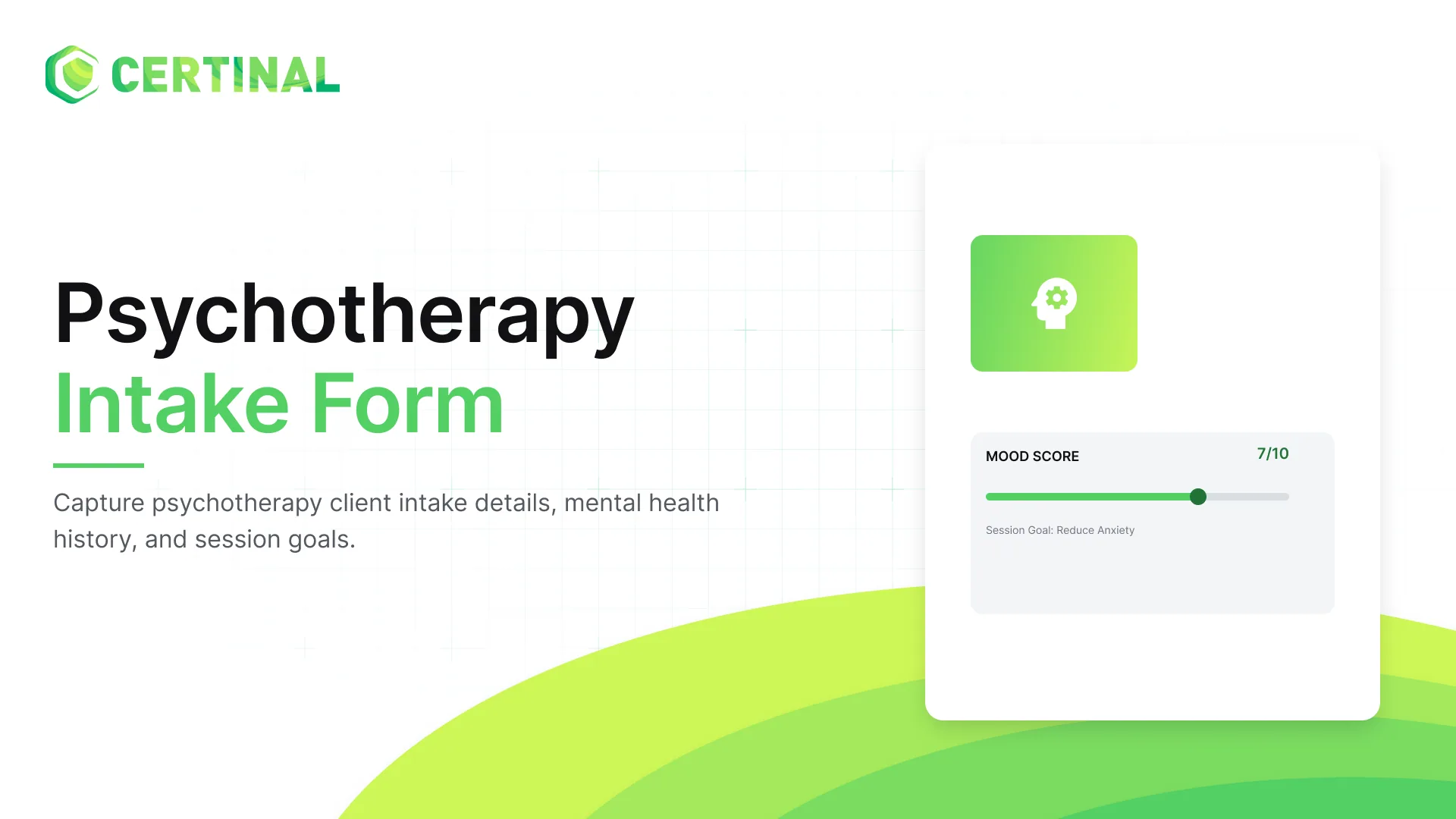 Psychotherapy Intake Form