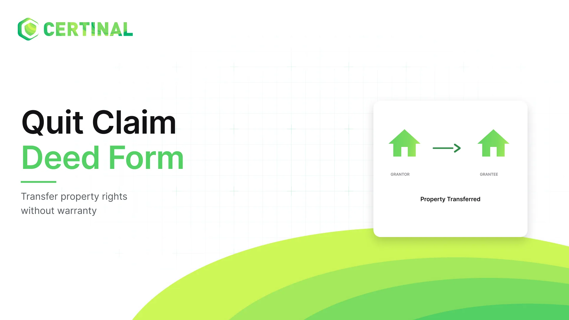 Quit Claim Deed Form