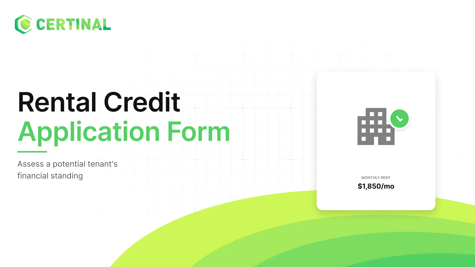 Rental Credit Application Form