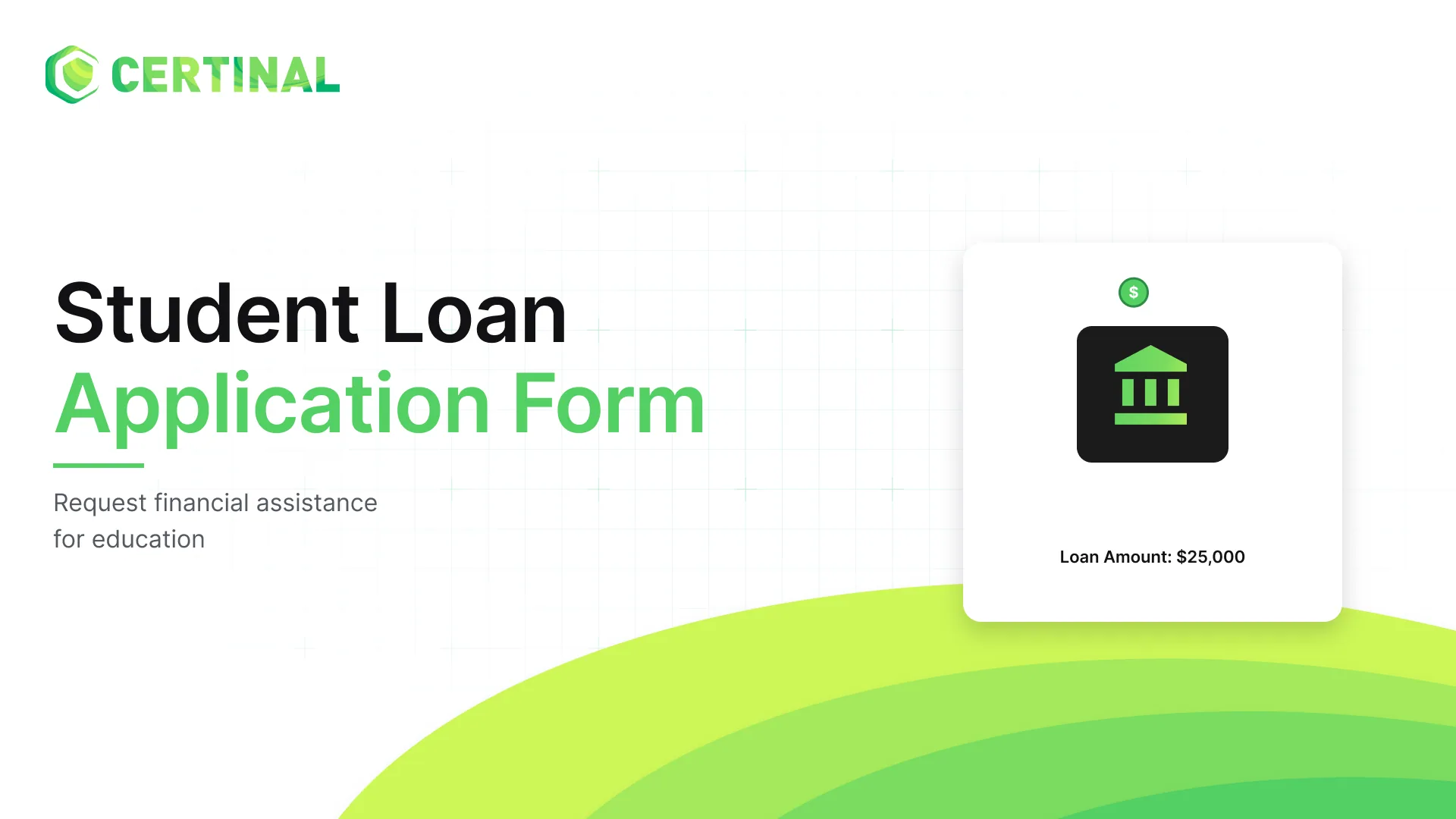 Student Loan Application Form