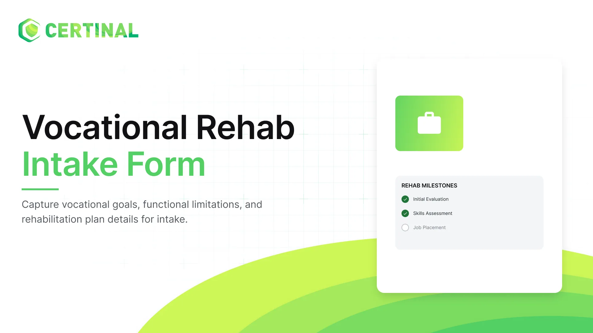 Vocational Rehabilitation Intake Form