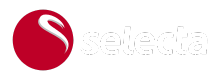 selecta new white logo