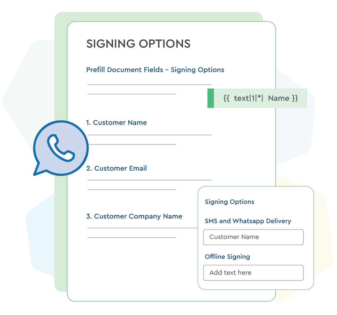 SMS and WhatsApp Delivery, Offline Signing, Accessibility