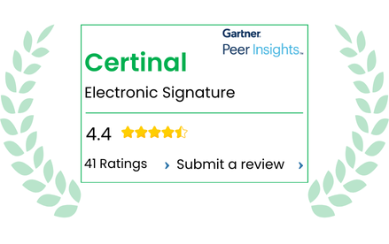 Certinal on Gartner Peer Insights